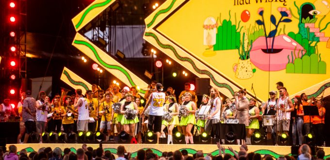 Koncert podczas Wianków nad Wisłą w Warszawie