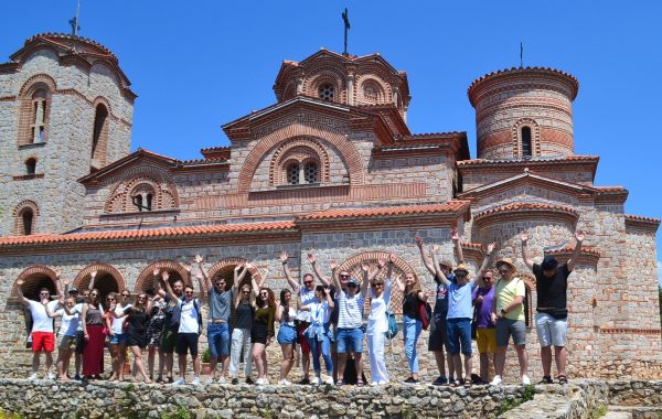 Zwiedzanie Ochrydy podczas Festiwalu Folklorystycznego w Macedonii (lipiec 2019 r.)