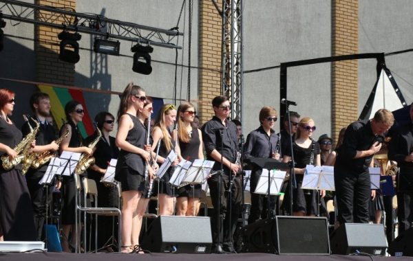 Koncert podczas XIII Europarady Orkiestr Dętych w Suchowoli (5 lipca 2015 r.)